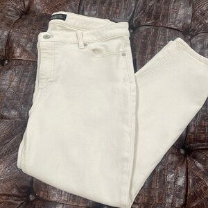 Talbots Slim Ankle Jeans - Natural, 14P